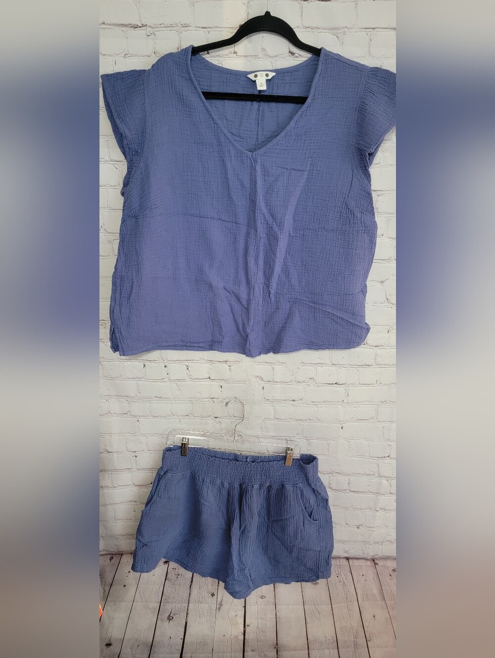 Lightweight Two-Piece Set in Periwinkle Blue XL - Picture 2 of 6
